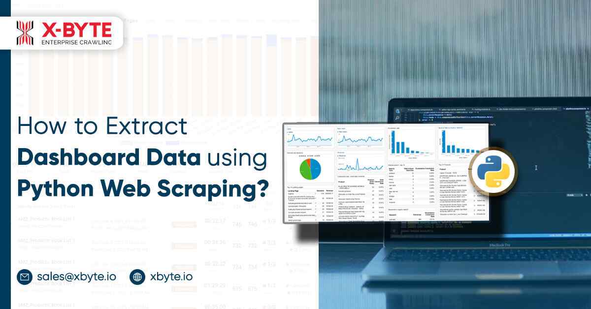 How to Extract Dashboard Data using Python Web Scraping