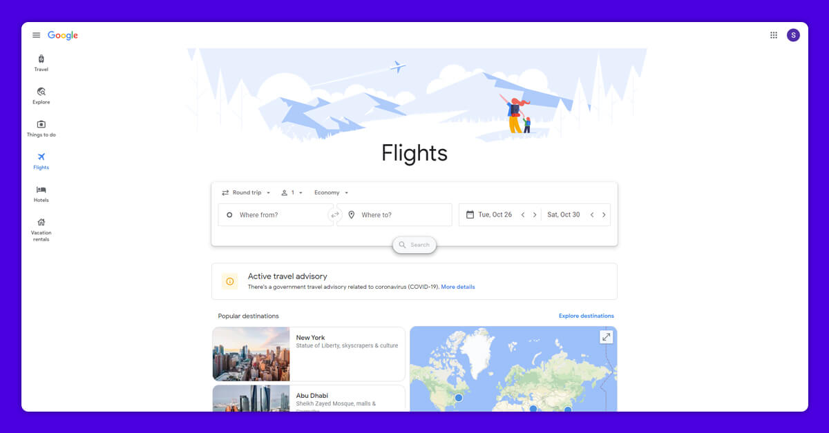 google-flight-screenshot