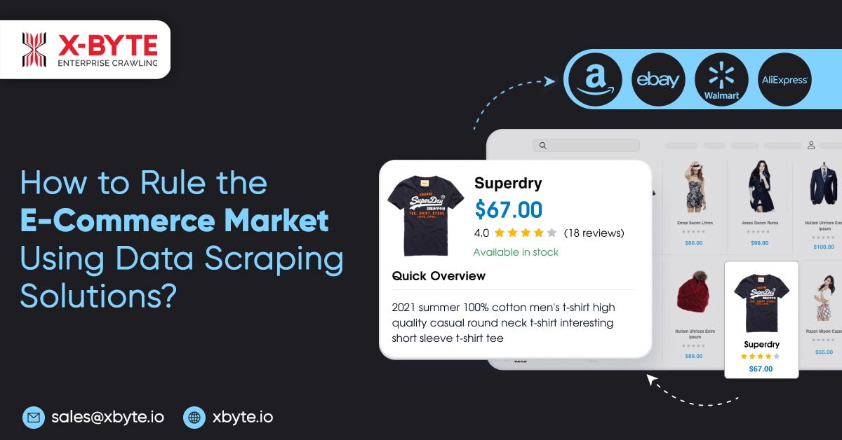 how to rule the e commerce market using data scraping solutions