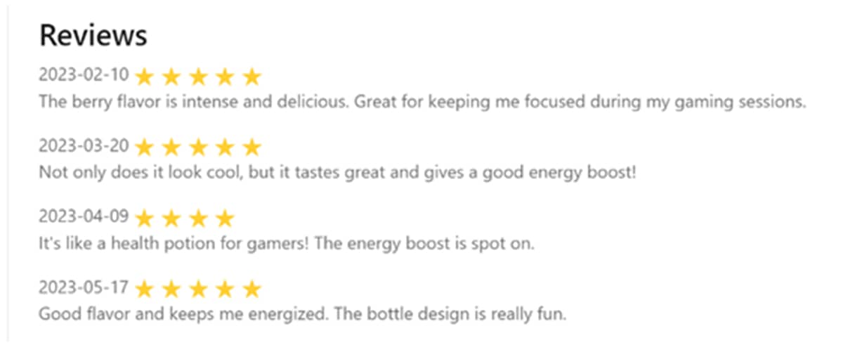 Reviews